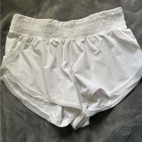 Lulu lemon white athletic shorts - Picture 2 of 2